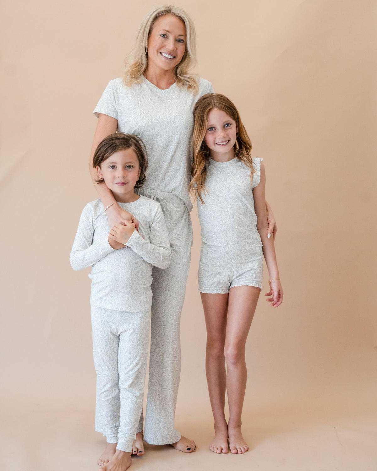 PALM ROYALE Short Sleeve/Long Pant Set - Cozeezz