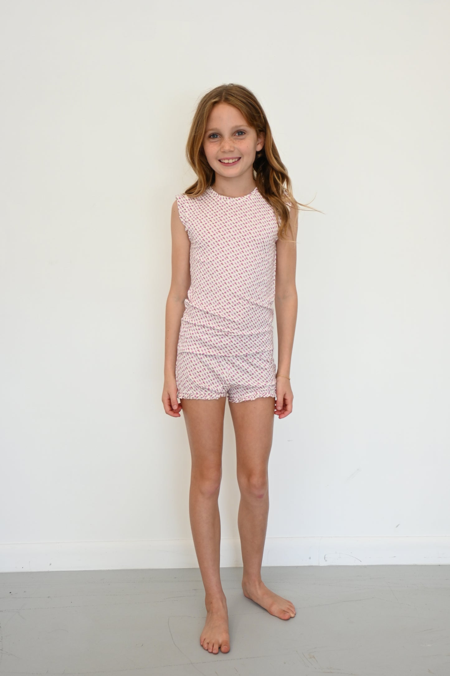 GLACE Tank Top/Shortie Set - Cozeezz