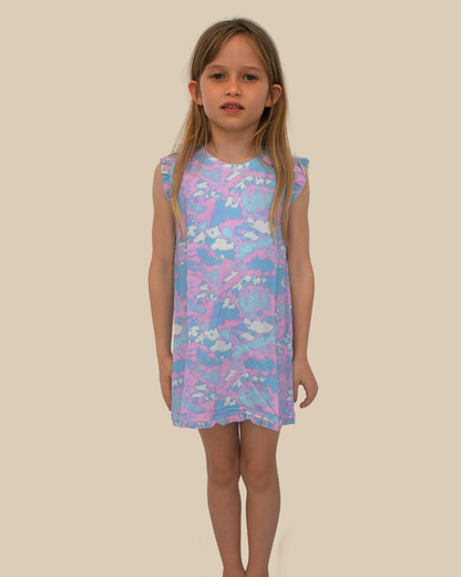 WILD CHILD Ruffle Tank Sleep Dress - Cozeezz