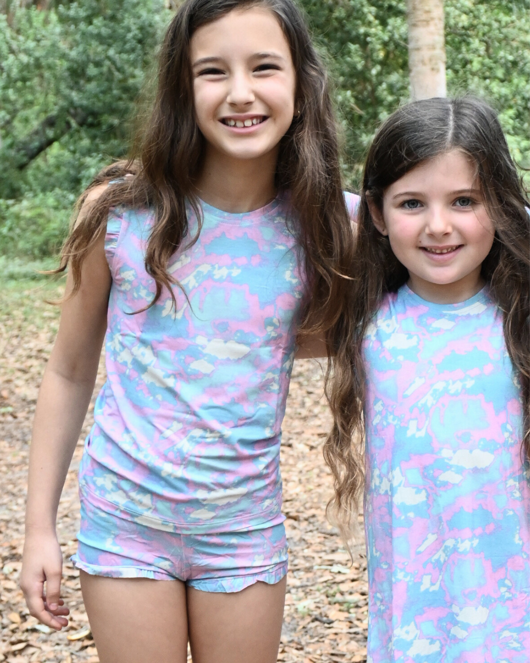 WILD CHILD Girls Tank Top + Bloomer Shortie Set - Cozeezz