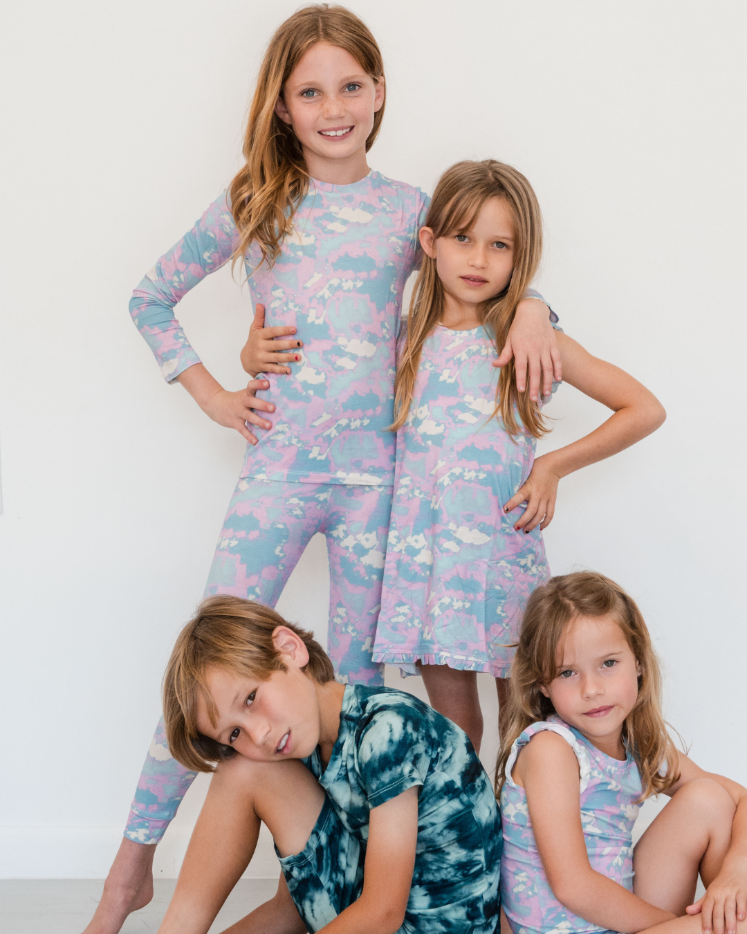 WILD CHILD Girls Long Sleeve Long + Pant Set - Cozeezz