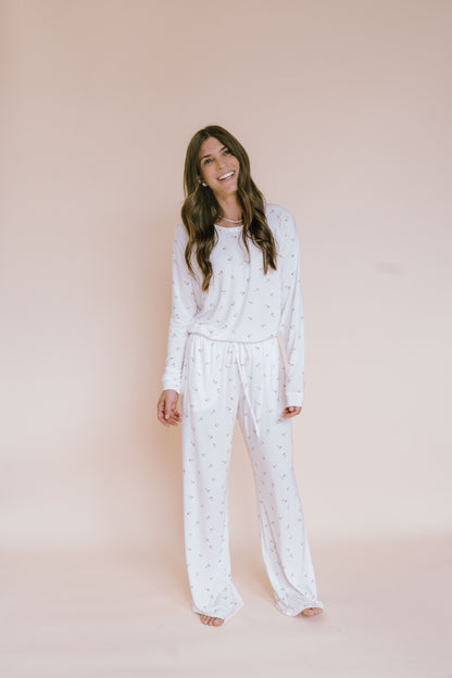 CERISE ADULT (Women's)  Long Sleeve, Long Pant - Vanilla*