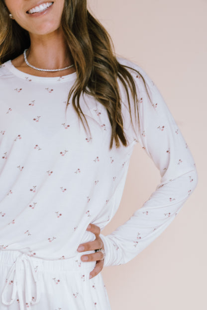 CERISE ADULT (Women's)  Long Sleeve, Long Pant - Vanilla*