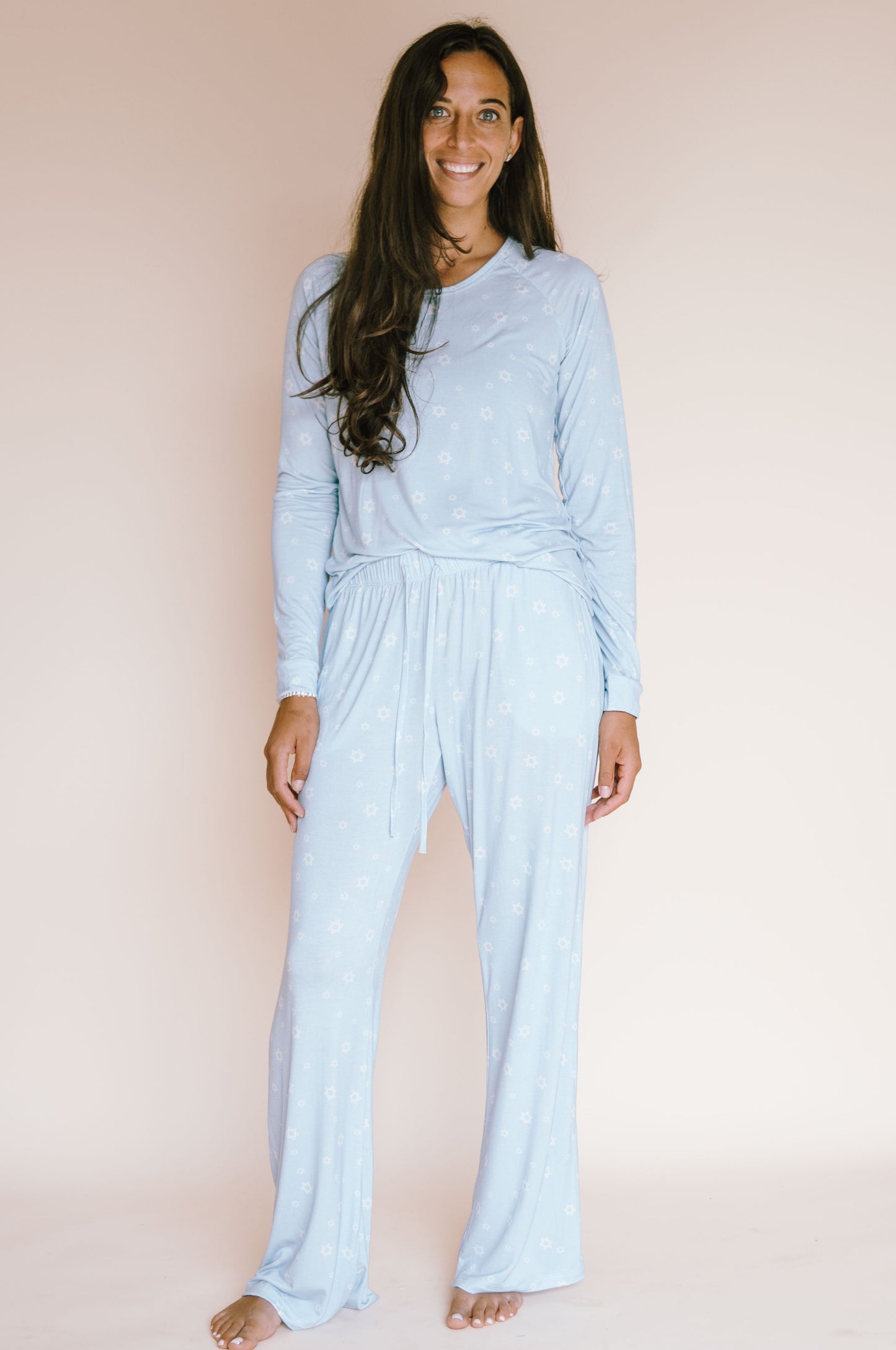 STARRY NIGHT ADULT (Women's)  Long Sleeve, Long Pant - Celeste* - Cozeezz