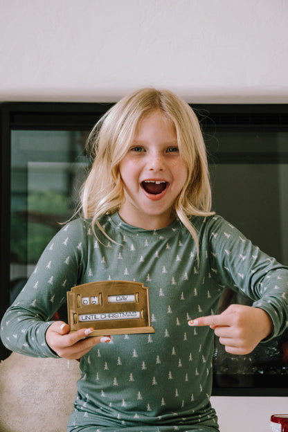 SILENT PINES Long Sleeve, Long Pant- Evergreen*