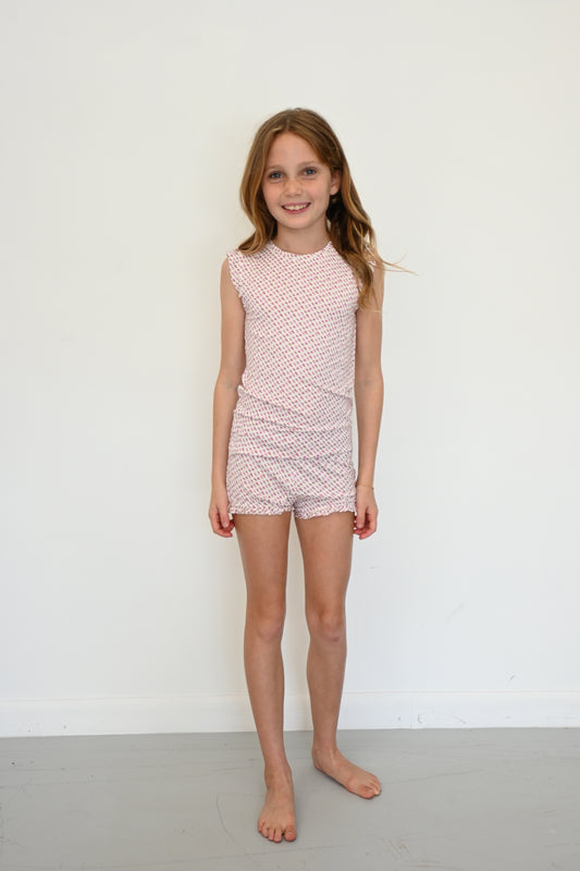 GLACE Tank Top/Shortie Set - Cozeezz